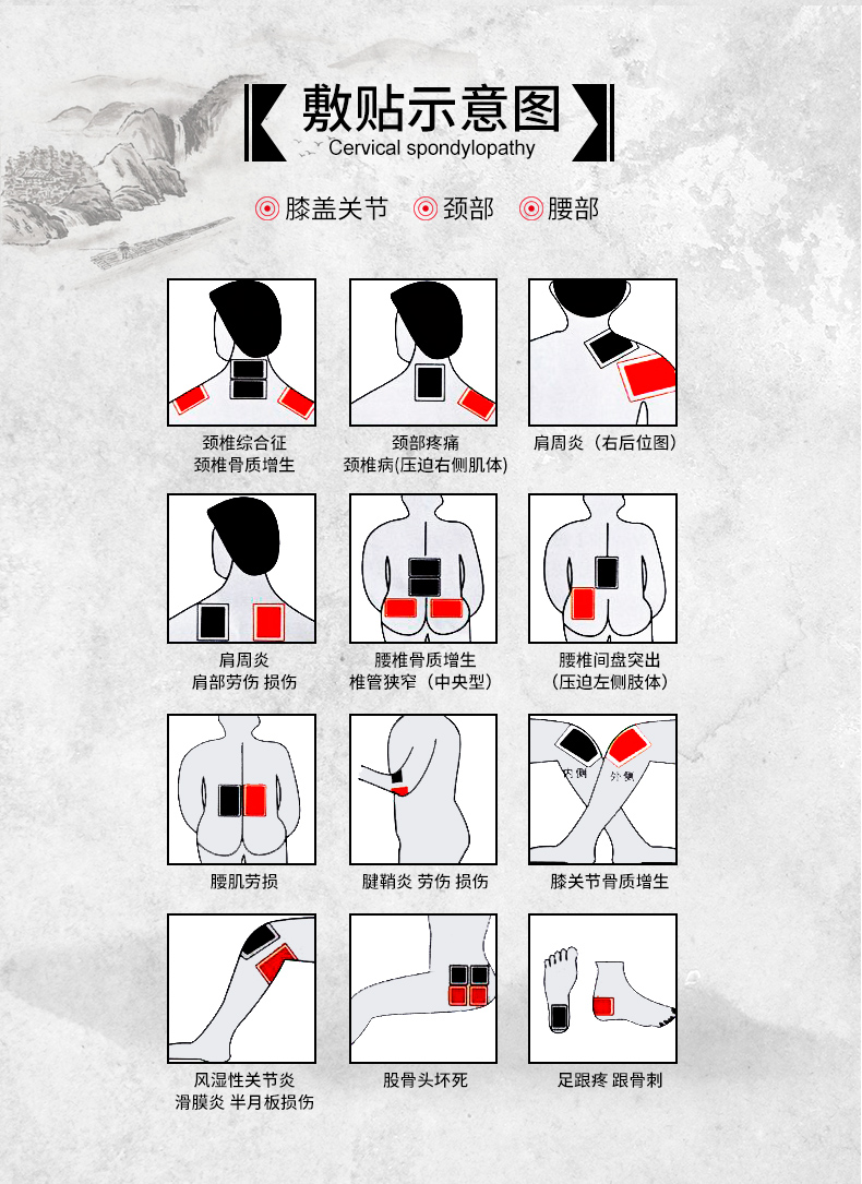 2、法律教程正確粘貼黑膏藥