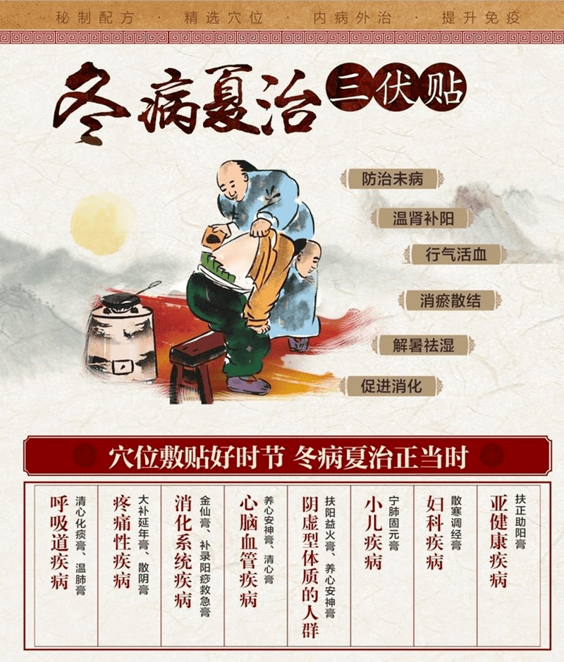 1、為什么三伏貼會發(fā)熱？</p><p>三伏貼能治老寒腿嗎？